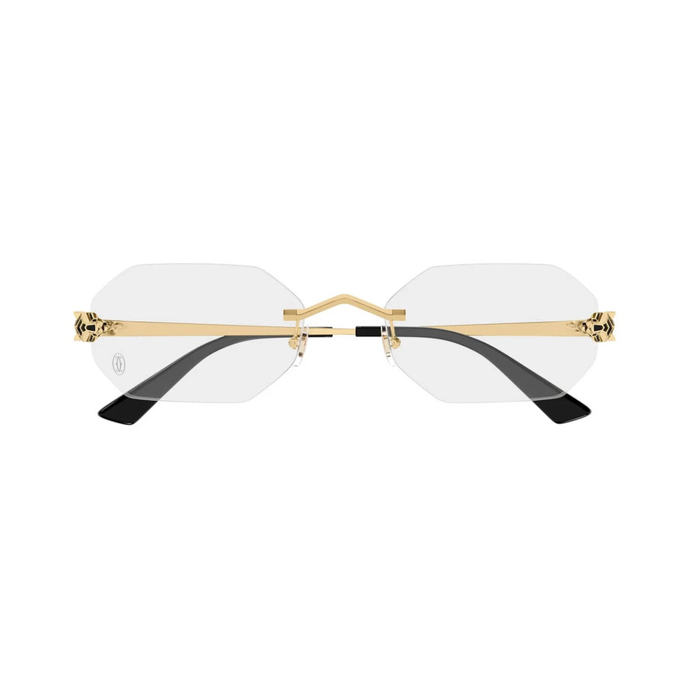 Cartier CT0599O Eyeglasses Gold Metal Rimless